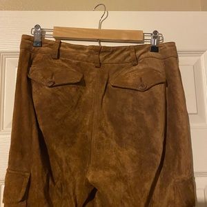 I.N.C. cognac suede pants